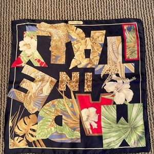 Salvatore Ferragamo 100% silk neckerchief